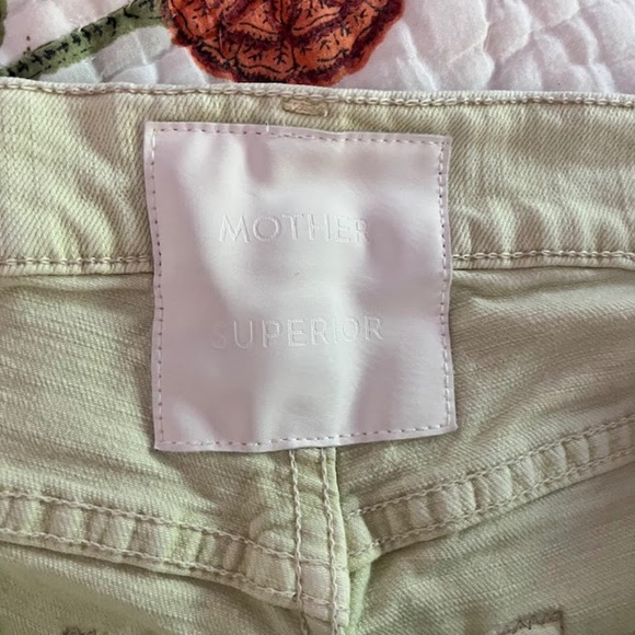 MOTHER The TomCat button fly jeans, "The Devil May Care" green, SZ 30 - Picture 5 of 8